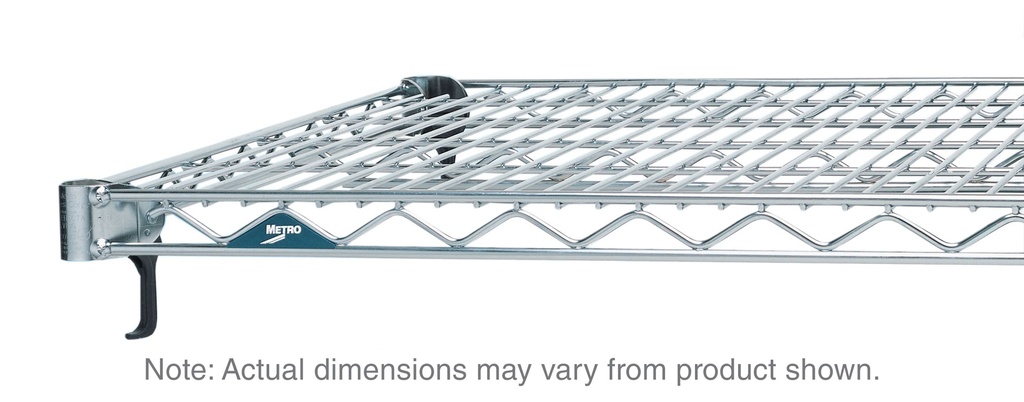 Metro Super Adjustable Super Erecta A1848NC Industrial Wire Shelf, Chrome, 18" x 48"