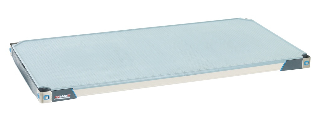MetroMax i MX2448F Plastic Industrial Shelf with Solid Mat, 24" x 48"