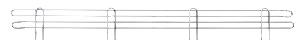 Metro L48N-4C Super Erecta 4" High Stackable Ledge for Wire Shelving, Chrome, 48"