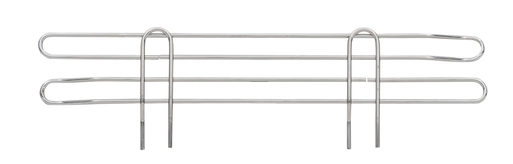 Metro L21N-4C Super Erecta 4" High Stackable Ledge for Wire Shelving, Chrome, 21"