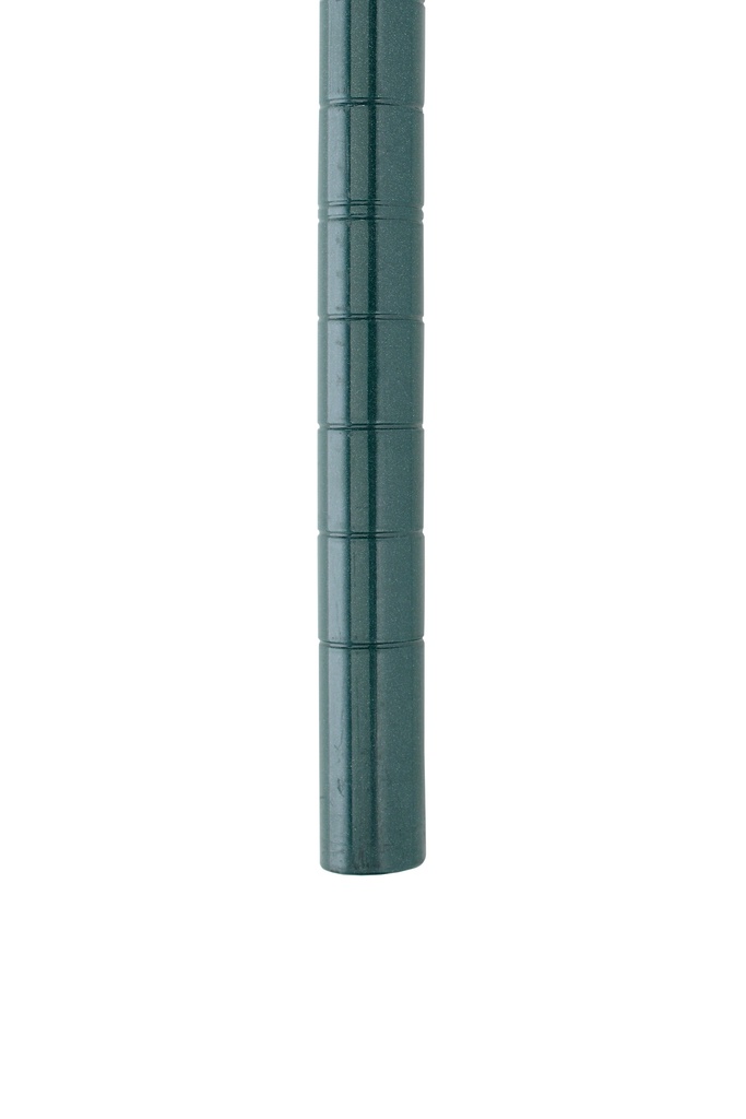 Metro Super Erecta 74UPK3 SiteSelect Mobile-Ready Industrial Wire Shelving Post, Metroseal Green Epoxy, 74" H