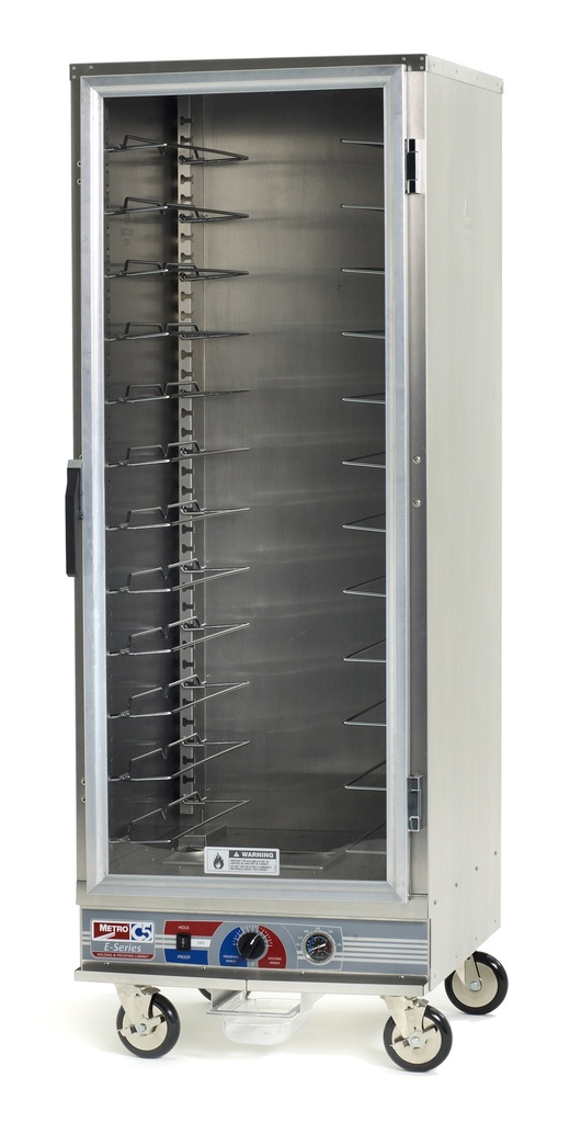 Metro C5E9-CFC-U C5 E-Series Holding/Proofing Cabinet, Full Height, Full Length Clear Door, Universal Wire Slides, 120V, 60Hz, 2000W