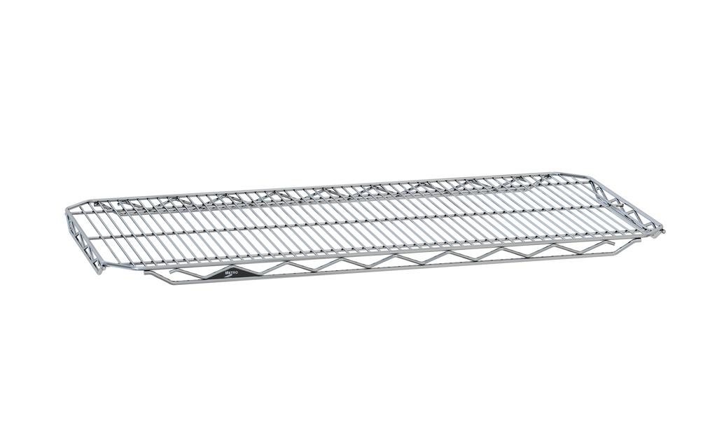 Metro 2460QC qwikSLOT Wire Display Shelf, Chrome,24" x 60"