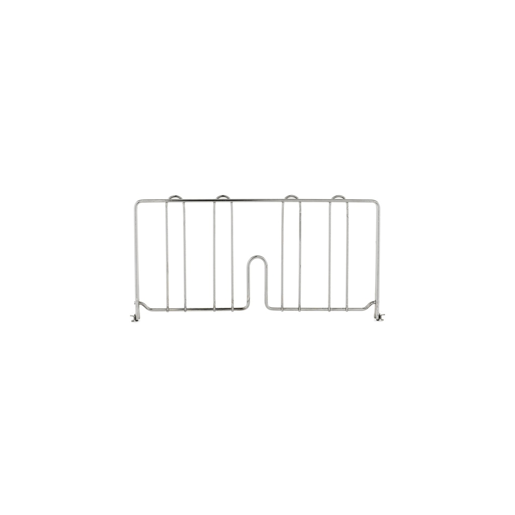 Metro DD18C Super Erecta 8" High Shelf Divider for Wire Shelves, Chrome, 18"