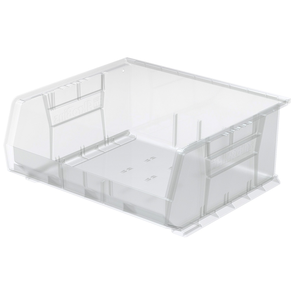 Metro MB30250CLSH Stacking/Hanging Supply Bin, Clear, 14.75" x 16.5" x 7"