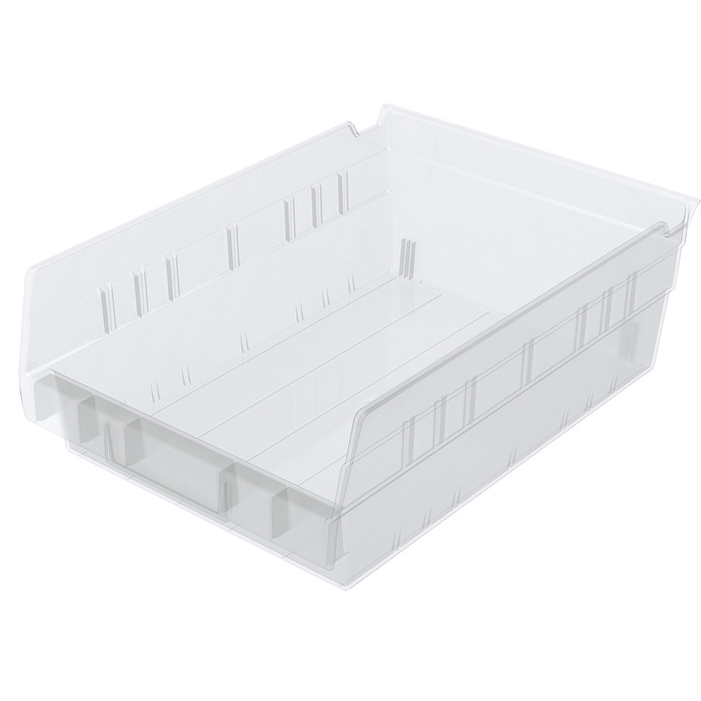 Metro MB30150CLN Nesting Shelf Bin, Clear, 11.6" x 8.37" x 4"