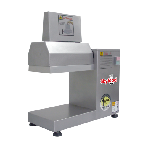 Skyfood Equipment INT90S Electric Meat Tenderizer Countertop 1100 lbs/hour Gear Driven Stainless Steel 3/4 HP 110v Heavy-Duty Food Preparation Machine