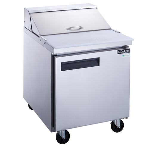 Dukers Appliance Co DSP29-8-S1 Sandwich Salad Prep Table One Section 29 Inch Stainless Steel Refrigeration