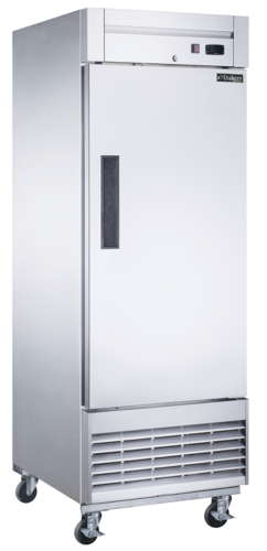 Dukers Appliance Co D28R Refrigerator Reach-In One-Section 27-1/2W x 32-5/8D x 80-3/8H Bottom Mount