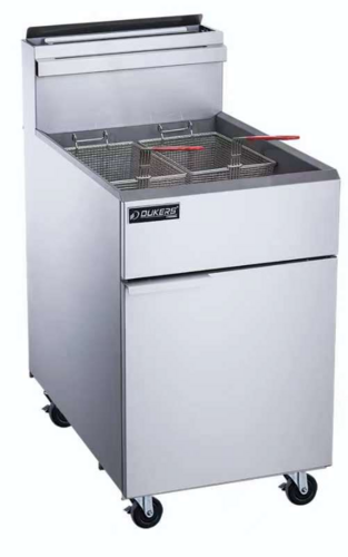 Dukers Appliance Co DCF5-LPG Fryer LP Gas Floor Model 21W x 32-7/8D x 45H 70 lb Capacity 150000 BTU