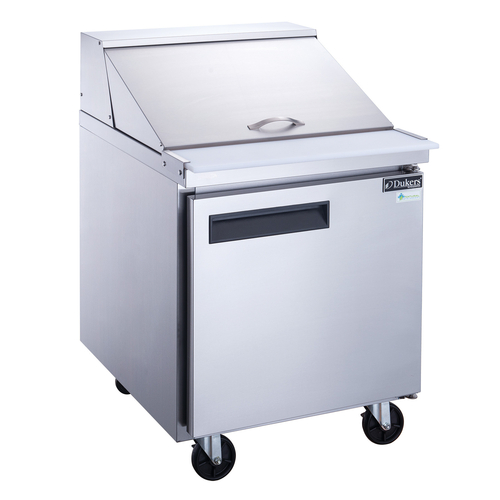 Dukers Appliance Co DSP29-12M-S1 Mega Top Sandwich Salad Prep Table 29 Inch One Section Stainless Steel