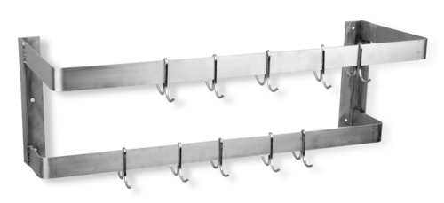 Steel Works SW-48 Pot Rack, Wall-Mounted