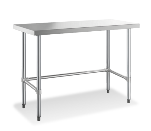 Steel Works SWWTSOB-3072-318 Work Table,  63" - 72", Stainless Steel Top