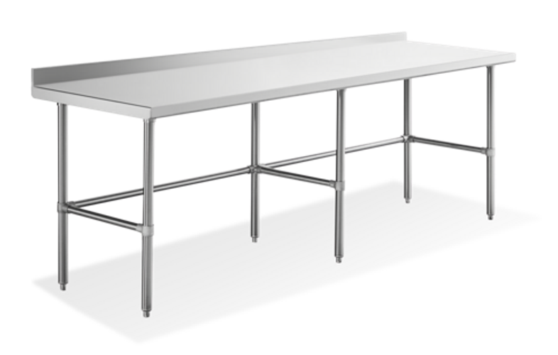 Steel Works SWWTSOB-3084-318 Work Table,  73" - 84", Stainless Steel Top