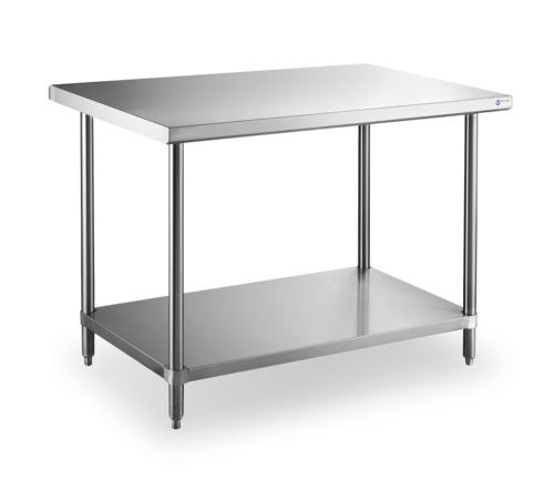 Steel Works SWWTS-1860-316 Work Table,  54" - 62", Stainless Steel Top