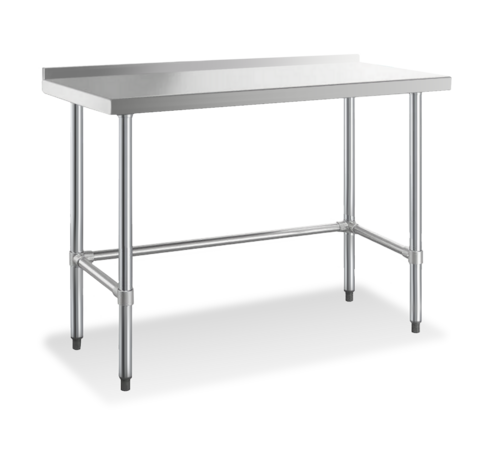 Steel Works SWWTSOB-3072-2R-318 Work Table,  63" - 72", Stainless Steel Top