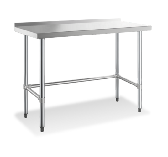 Steel Works SWWTSOB-2430-2R-318 Work Table,  30" - 35", Stainless Steel Top