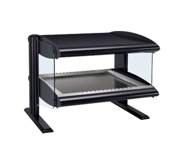 Hatco HZMH-60 Spot On Horizontal Heated Zone Merchandising Warmer Countertop with 6 Zones and LED Lighting