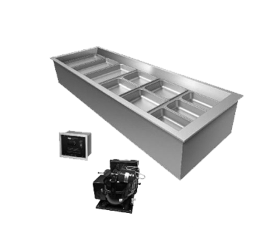 Hatco CWBR-4 Drop-In Refrigerated Well 4 Pan Size Top Mount Electronic Temperature Control Auto Defrost
