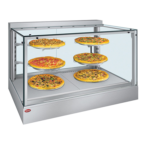 Hatco IHDCH-45 Intelligent Holding and Display Cabinet 45 Inch W Humidified Full Service with Glass Doors and LED Lighting