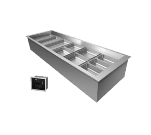 Hatco CWBX-6 Drop-In Refrigerated Well 6 Pan Size Top Mount Electronic Temperature Control Auto Defrost