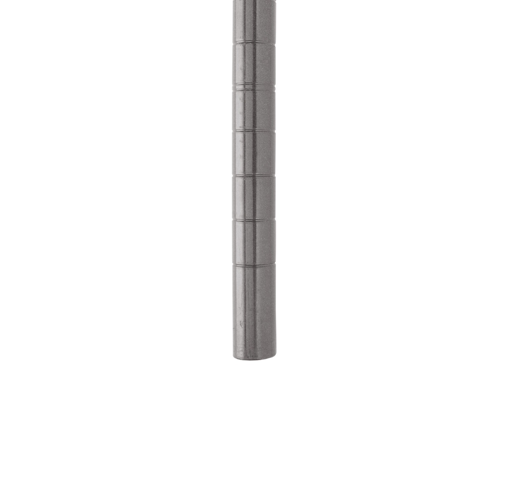 Metro Super Erecta 63UPK4 SiteSelect Mobile-Ready Industrial Wire Shelving Post, Metroseal Gray Epoxy, 63" H