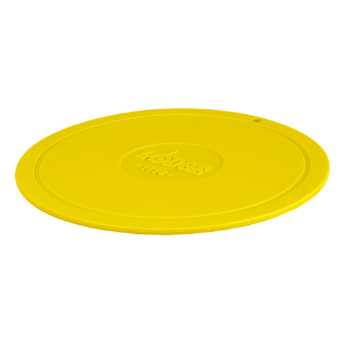 Lodge Cast Iron AS7DT22 Deluxe Trivet 7-1/4 Inch Round Non-Slip Heat Protection Silicone Sunflower Design