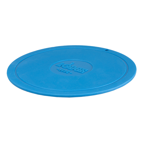Lodge Cast Iron AS7DT36 Deluxe Trivet Non-Slip Round Silicone Heat Protection Ocean BPA Free