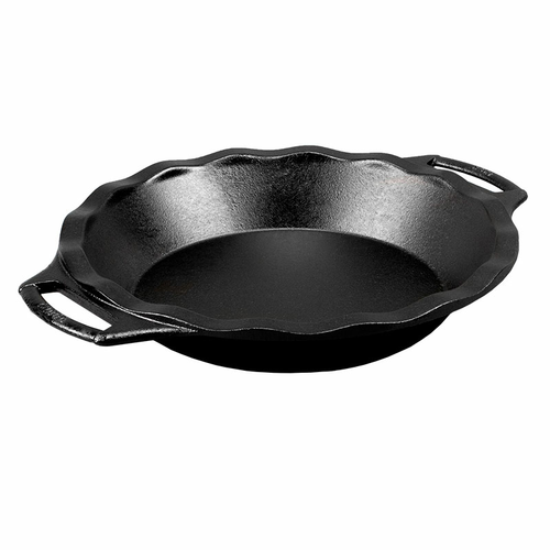 Lodge Cast Iron BW9PIE9 1/2" Round Cast Iron Pie Pan w/ Handles