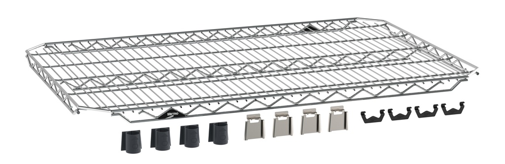 Metro EZA-1848NC Super Erecta EZ-ADD Wire Shelf, Chrome, 18" x 48"