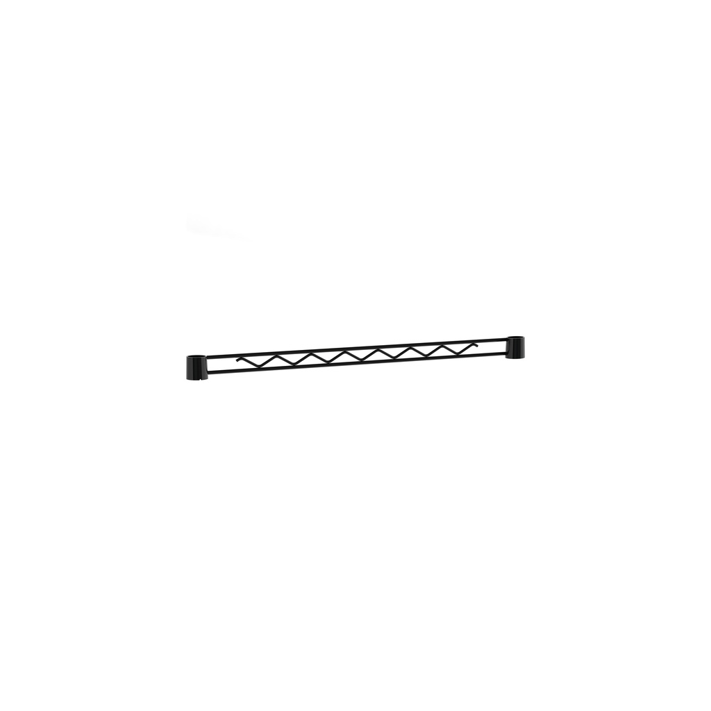 Metro H124B Super Erecta Hanger Rail, Black, 24"
