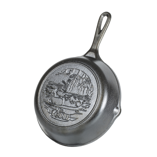 Lodge Cast Iron L5SKWLDK Wildlife Series Skillet 8 Inch Duck Scene Design Made in USA