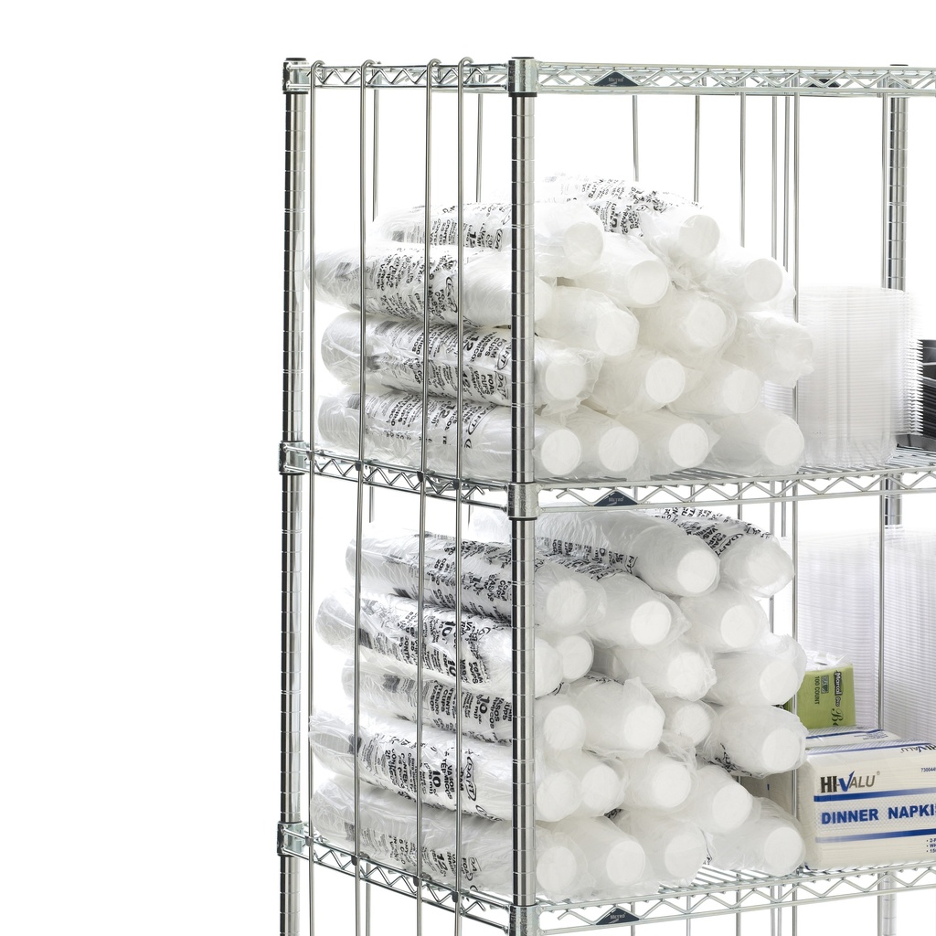 Metro R72C Rods and Tabs for Super Erecta Wire Shelving, Chrome, 72"