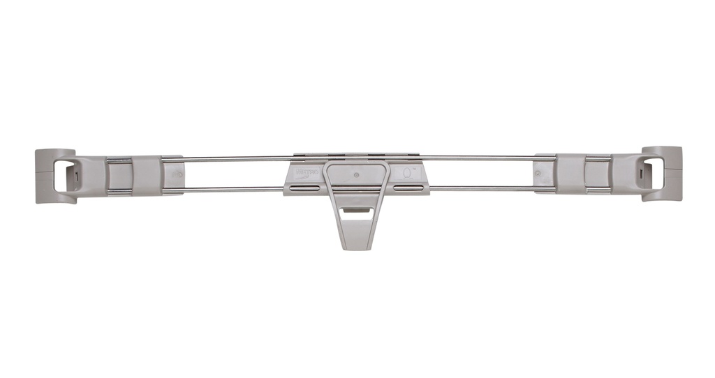Metro MQLS24-2S Stackable Shelf Ledge (Side) for MetroMax Q Industrial Plastic Shelving, 24" L x 2" H