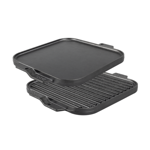 Lodge Cast Iron LSRG3 Cast Iron Grill / Griddle Plate