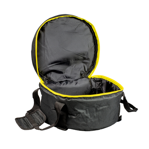 Lodge Cast Iron AT-14 Camp Dutch Oven Tote Weather Resistant Padded Handles Self Healing Zipper