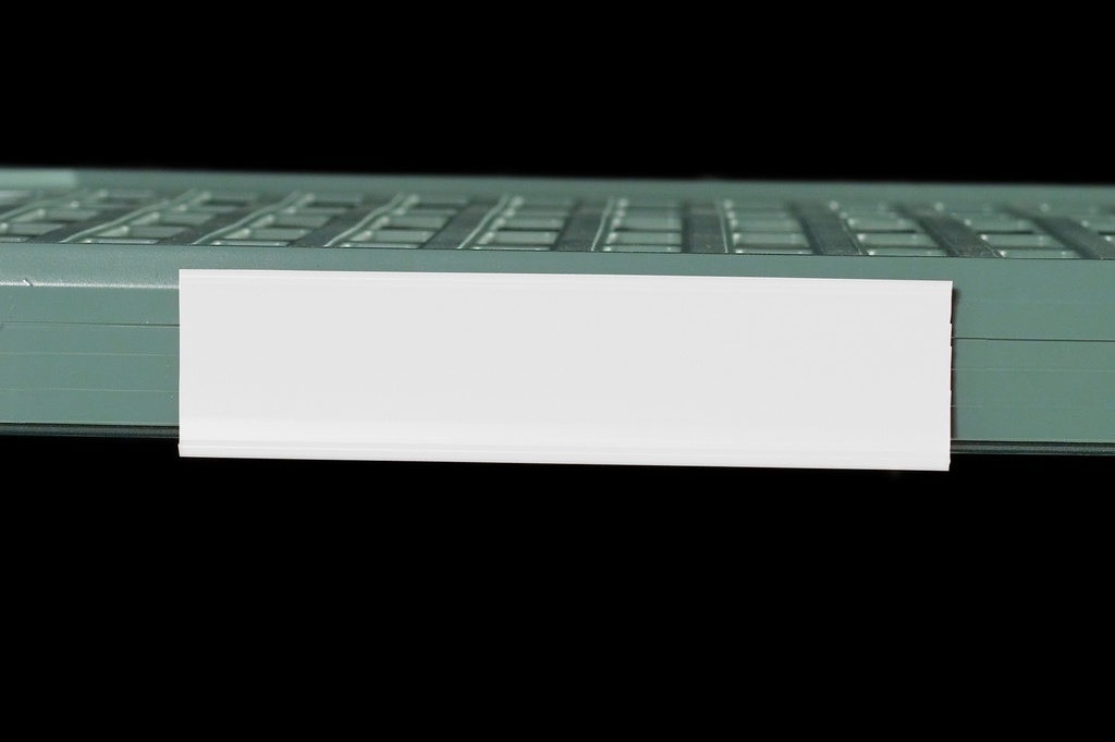 Metro CSM6-WQ Color Shelf Marker for Super Erecta Pro and MetroMax Q Industrial Plastic Shelving, White