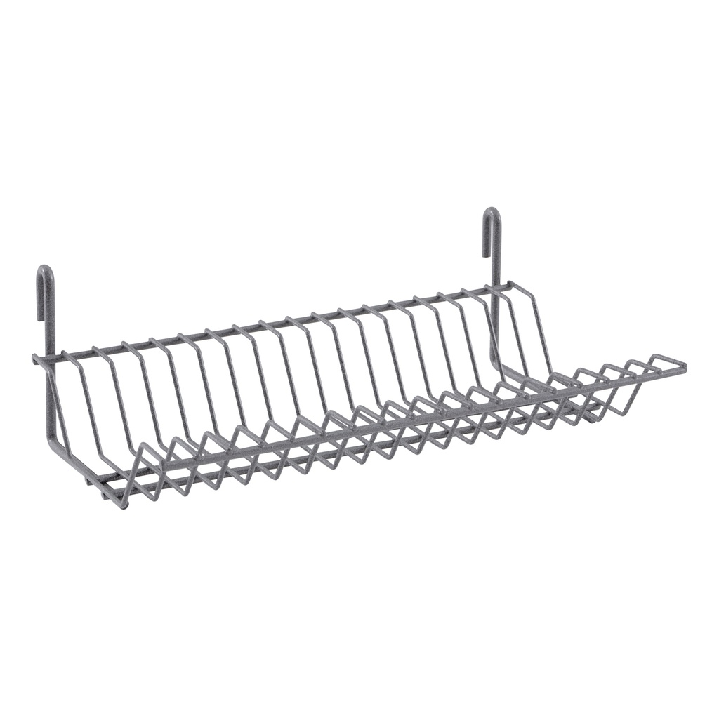 Metro IWA-11K4 SmartWall Lid Holder/Drying Shelf, Metroseal Gray Epoxy