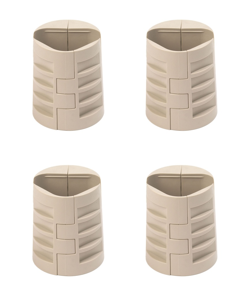 Metro MTLA Tri-Lobal Adapter for MetroMax Polymer or Steel Posts, Bag of 4