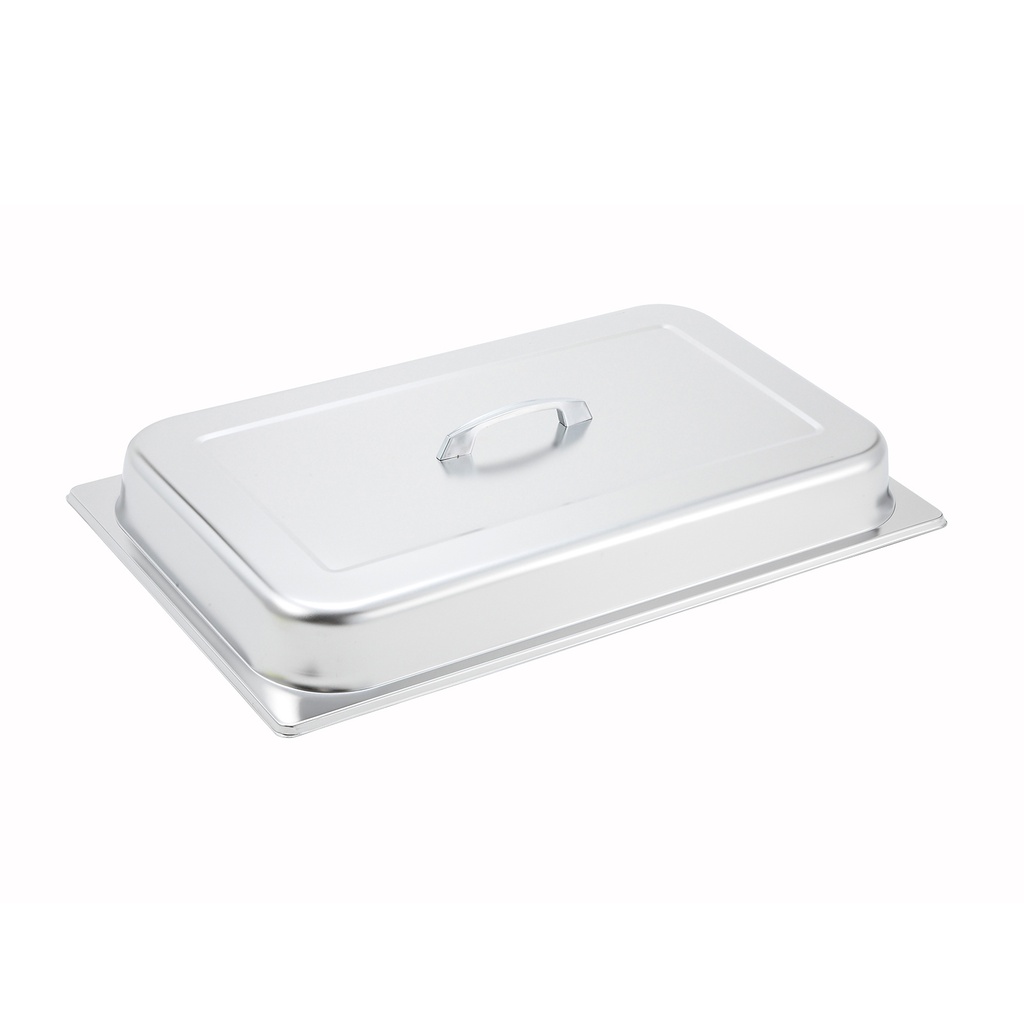 Winco C-DCF Steam Table Pan Cover, Stainless Steel