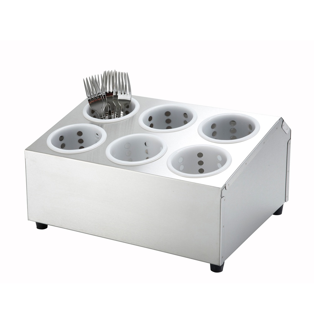 Winco FC-6H Flatware Holder, Cylinder Holder / Dispenser