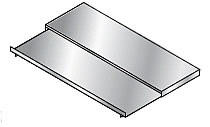 Under Bar Ice Chest Sliding Cover 18x36