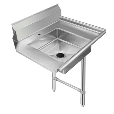 Heavy Duty All Stainless Steel Soiled Dish Table - 60" Right