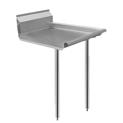 Heavy Duty All Stainless Steel Clean Dish Table - 36" Right