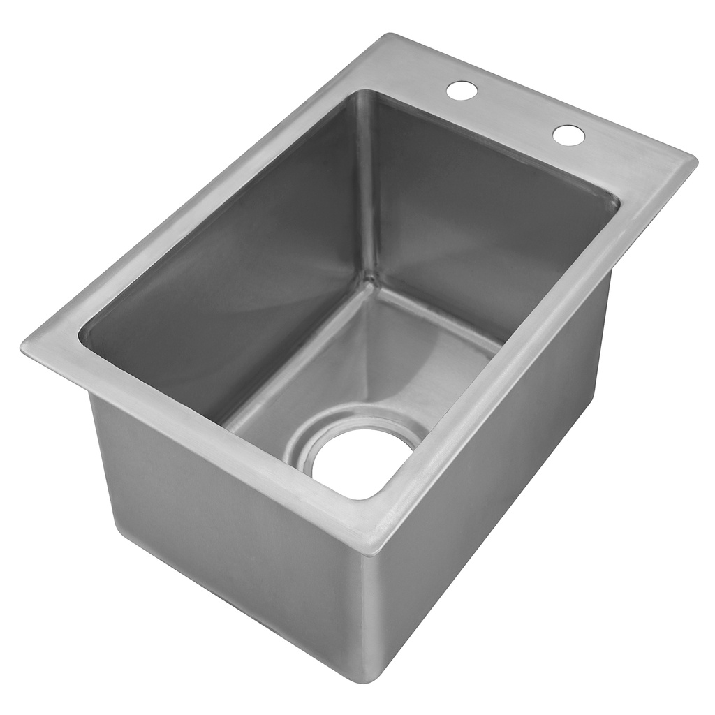 Complete Drop-In Sink 12"x18" 1 Bowl w Free 6" Faucet & Basket