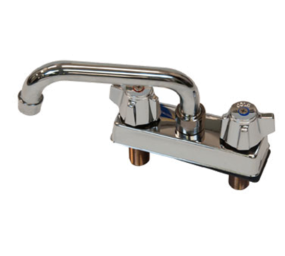 4" Center Deck Mount Faucet -  6" spout