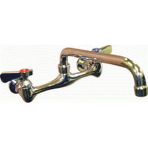 8" Center Wall Mount Faucet-12" spout Standard Duty No Lead