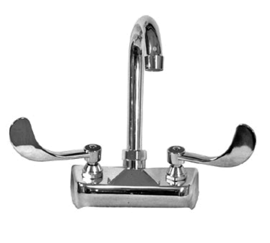 4" Center Wall Mount w Wrist Handle(Hand Sink Faucet)