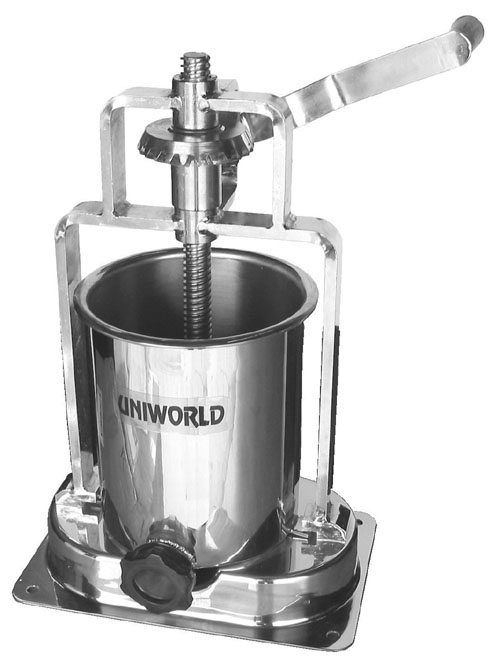 Vertical Sausage Stuffer - 15 lb capacity