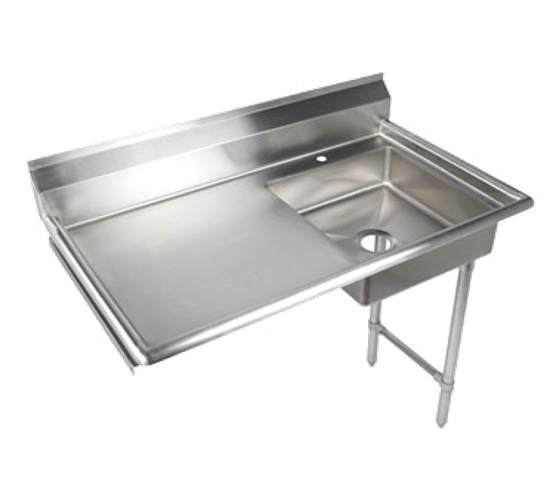 Heavy Duty 48"All Stainless Undercounter Dish Table L-Warranty
